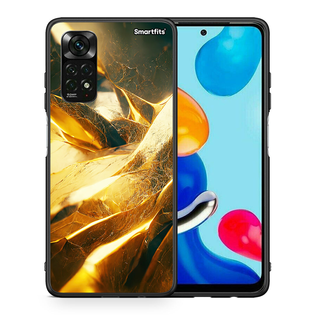 Θήκη Xiaomi Redmi Note 12 Pro 4G Real Gold από τη Smartfits με σχέδιο στο πίσω μέρος και μαύρο περίβλημα | Xiaomi Redmi Note 12 Pro 4G Real Gold case with colorful back and black bezels