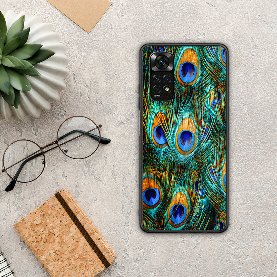 Real Peacock Feathers - Xiaomi Redmi Note 11 Pro 4G / 5G θήκη