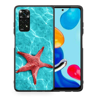 Thumbnail for Θήκη Xiaomi Redmi Note 11 Pro 5G Red Starfish από τη Smartfits με σχέδιο στο πίσω μέρος και μαύρο περίβλημα | Xiaomi Redmi Note 11 Pro 5G Red Starfish case with colorful back and black bezels