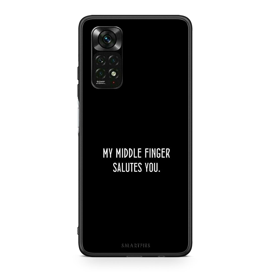 Xiaomi Redmi Note 12 Pro 4G Salute θήκη από τη Smartfits με σχέδιο στο πίσω μέρος και μαύρο περίβλημα | Smartphone case with colorful back and black bezels by Smartfits