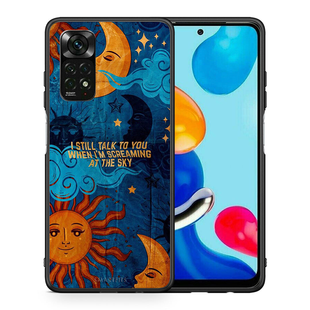 Θήκη Xiaomi Redmi Note 11 Pro 5G Screaming Sky από τη Smartfits με σχέδιο στο πίσω μέρος και μαύρο περίβλημα | Xiaomi Redmi Note 11 Pro 5G Screaming Sky case with colorful back and black bezels