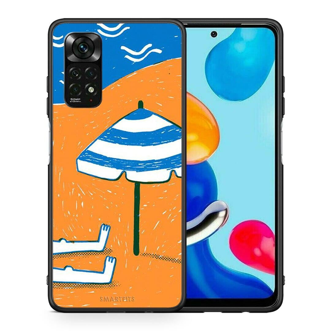 Θήκη Xiaomi Redmi Note 11 Pro 5G Summering από τη Smartfits με σχέδιο στο πίσω μέρος και μαύρο περίβλημα | Xiaomi Redmi Note 11 Pro 5G Summering case with colorful back and black bezels