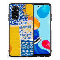 Thumbnail for Θήκη Xiaomi Redmi Note 11 Pro 5G Sunset Memories από τη Smartfits με σχέδιο στο πίσω μέρος και μαύρο περίβλημα | Xiaomi Redmi Note 11 Pro 5G Sunset Memories case with colorful back and black bezels