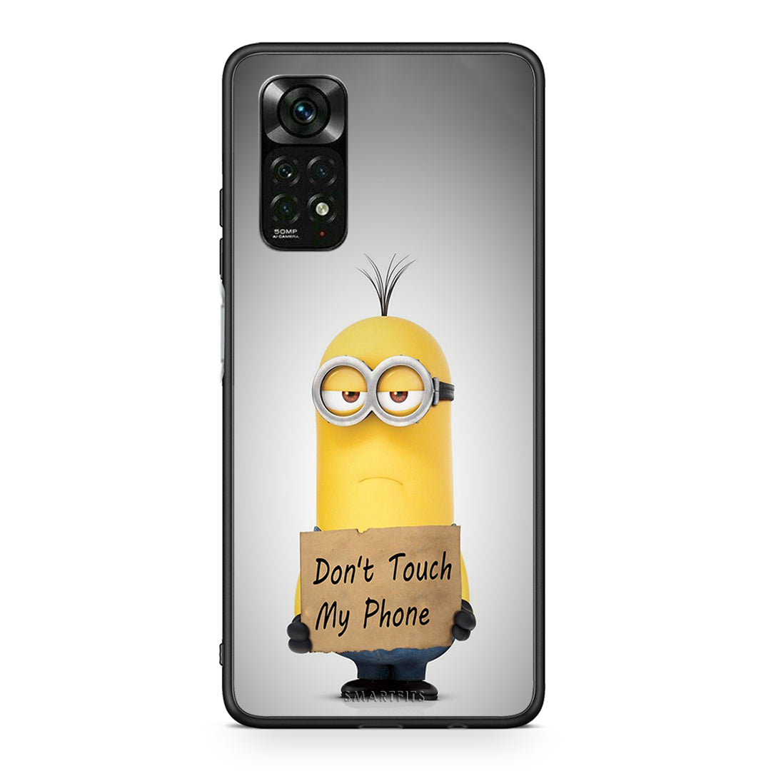 4 - Xiaomi Redmi Note 12 Pro 4G Minion Text case, cover, bumper