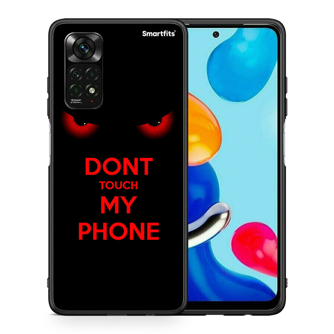 Θήκη Xiaomi Redmi Note 12 Pro 4G Touch My Phone από τη Smartfits με σχέδιο στο πίσω μέρος και μαύρο περίβλημα | Xiaomi Redmi Note 12 Pro 4G Touch My Phone case with colorful back and black bezels