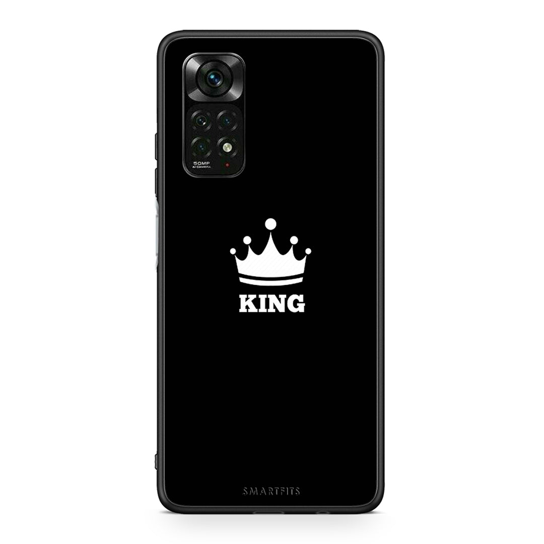 Xiaomi Redmi Note 11 Pro 5G Valentine King θήκη από τη Smartfits με σχέδιο στο πίσω μέρος και μαύρο περίβλημα | Smartphone case with colorful back and black bezels by Smartfits