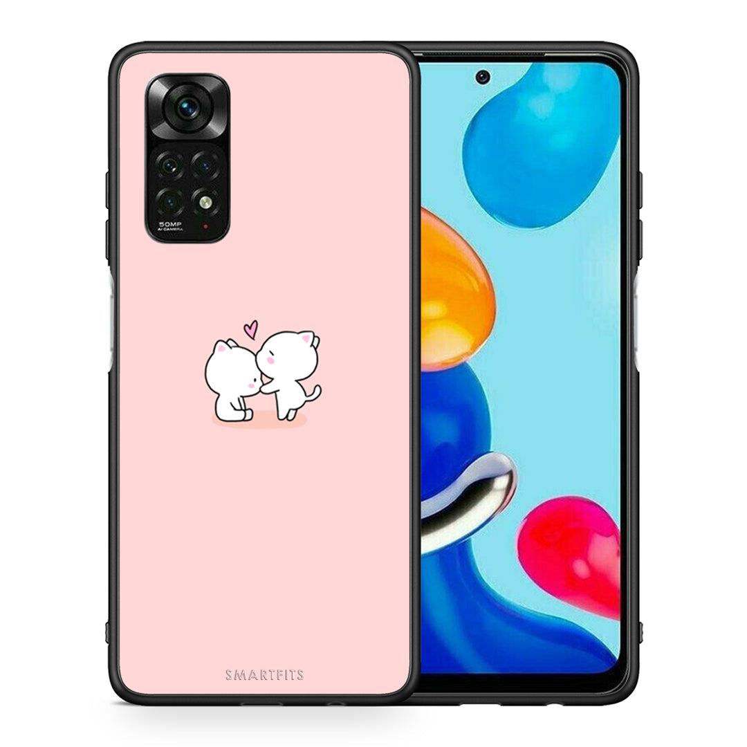 Θήκη Xiaomi Redmi Note 11 Pro 5G Valentine Love από τη Smartfits με σχέδιο στο πίσω μέρος και μαύρο περίβλημα | Xiaomi Redmi Note 11 Pro 5G Valentine Love case with colorful back and black bezels