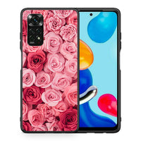 Thumbnail for Θήκη Xiaomi Redmi Note 12 Pro 4G Valentine Rosegarden από τη Smartfits με σχέδιο στο πίσω μέρος και μαύρο περίβλημα | Xiaomi Redmi Note 12 Pro 4G Valentine Rosegarden case with colorful back and black bezels