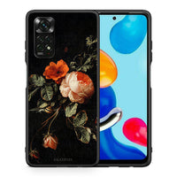 Thumbnail for Θήκη Xiaomi Redmi Note 11 Pro 5G Vintage Roses από τη Smartfits με σχέδιο στο πίσω μέρος και μαύρο περίβλημα | Xiaomi Redmi Note 11 Pro 5G Vintage Roses case with colorful back and black bezels