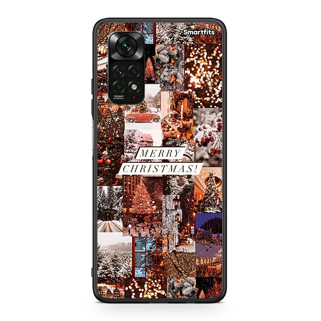 Xiaomi Redmi Note 11 Pro 5G Xmas Collage θήκη από τη Smartfits με σχέδιο στο πίσω μέρος και μαύρο περίβλημα | Smartphone case with colorful back and black bezels by Smartfits