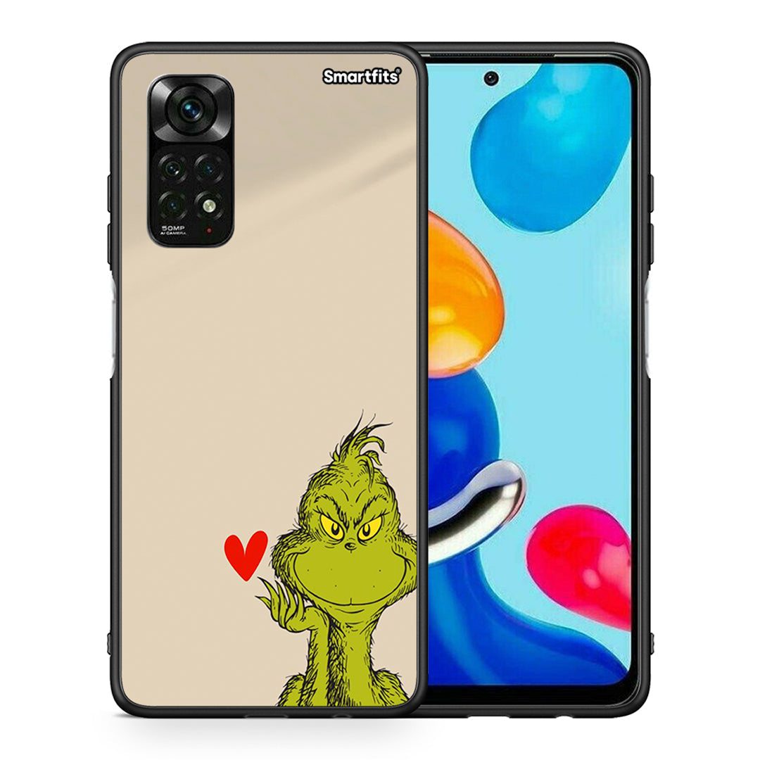 Θήκη Xiaomi Redmi Note 11 Pro 5G Xmas Grinch από τη Smartfits με σχέδιο στο πίσω μέρος και μαύρο περίβλημα | Xiaomi Redmi Note 11 Pro 5G Xmas Grinch case with colorful back and black bezels