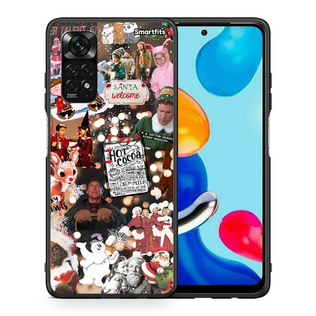 Θήκη Xiaomi Redmi Note 11 Pro 5G Xmas Movies από τη Smartfits με σχέδιο στο πίσω μέρος και μαύρο περίβλημα | Xiaomi Redmi Note 11 Pro 5G Xmas Movies case with colorful back and black bezels