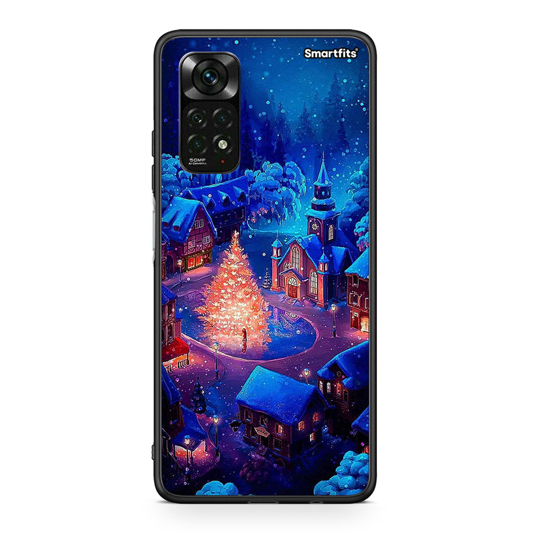 Xiaomi Redmi Note 11 Pro 5G Xmas Village θήκη από τη Smartfits με σχέδιο στο πίσω μέρος και μαύρο περίβλημα | Smartphone case with colorful back and black bezels by Smartfits