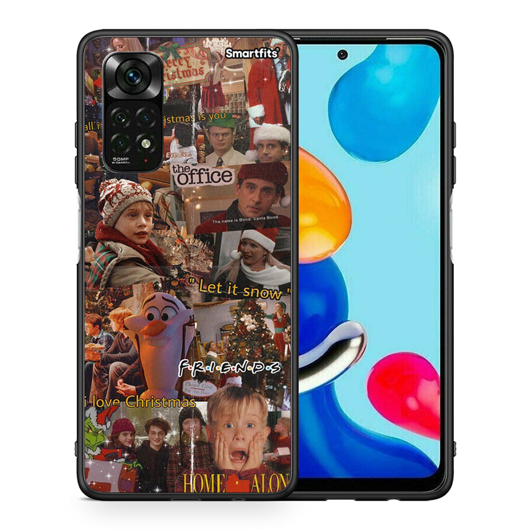 Θήκη Xiaomi Redmi Note 11 Pro 5G Xmas Wishes από τη Smartfits με σχέδιο στο πίσω μέρος και μαύρο περίβλημα | Xiaomi Redmi Note 11 Pro 5G Xmas Wishes case with colorful back and black bezels