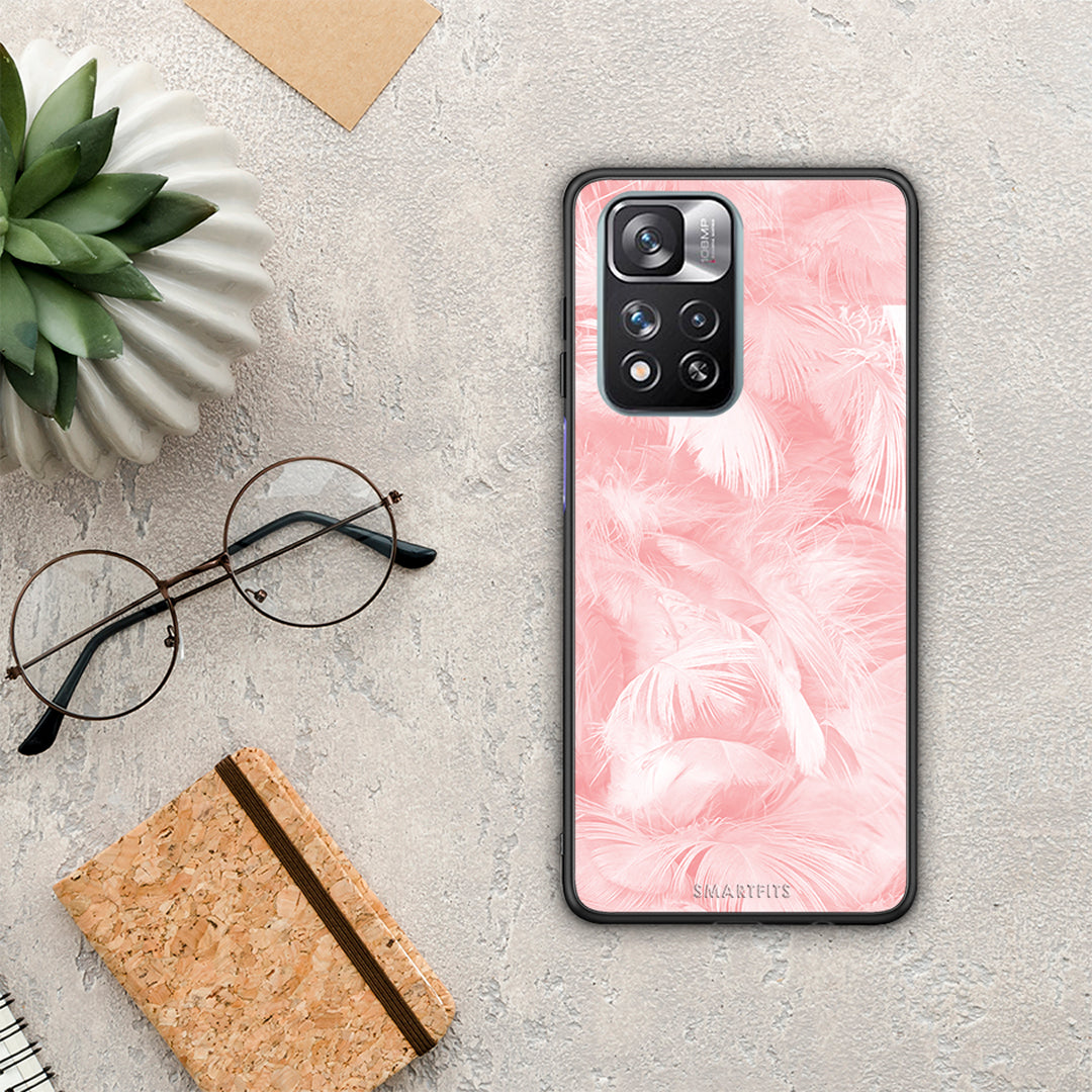 Boho Pink Feather - Xiaomi Redmi Note 11 Pro+ 5G case