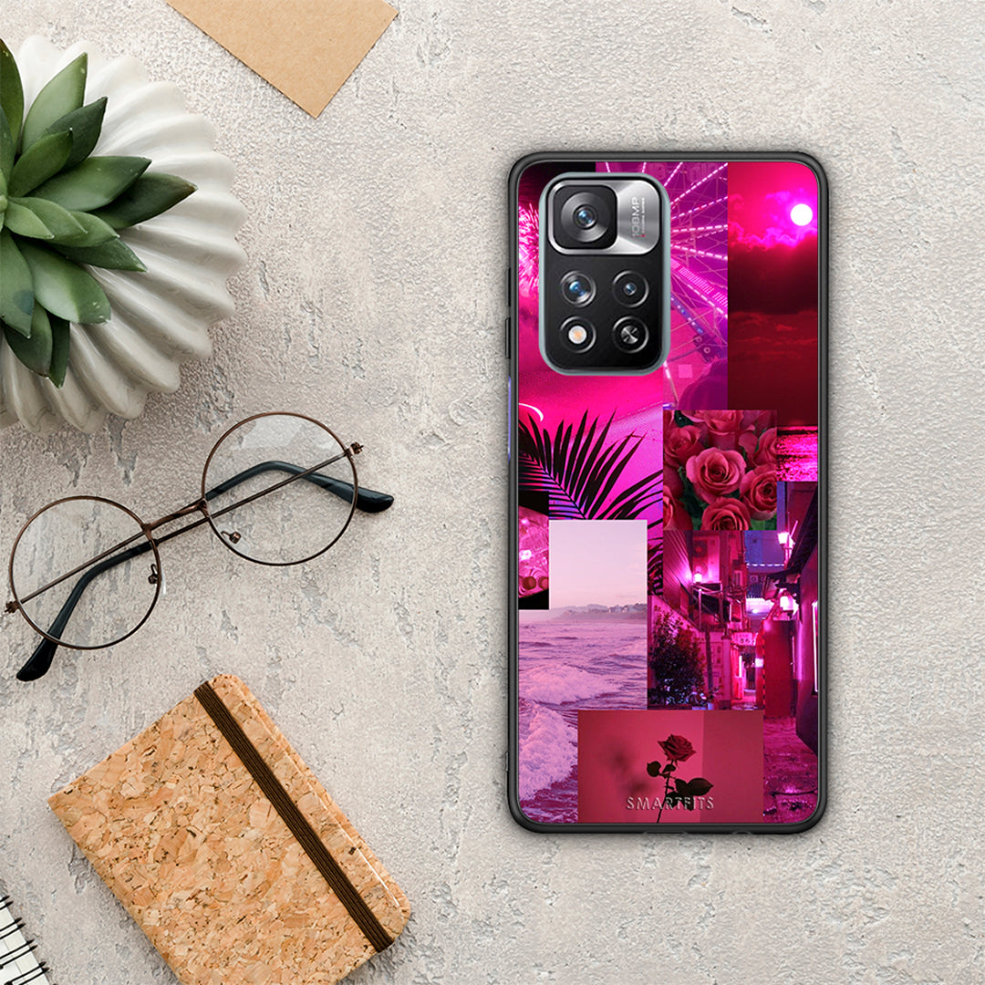 Collage Red Roses - Xiaomi Redmi Note 11 Pro+ 5G case