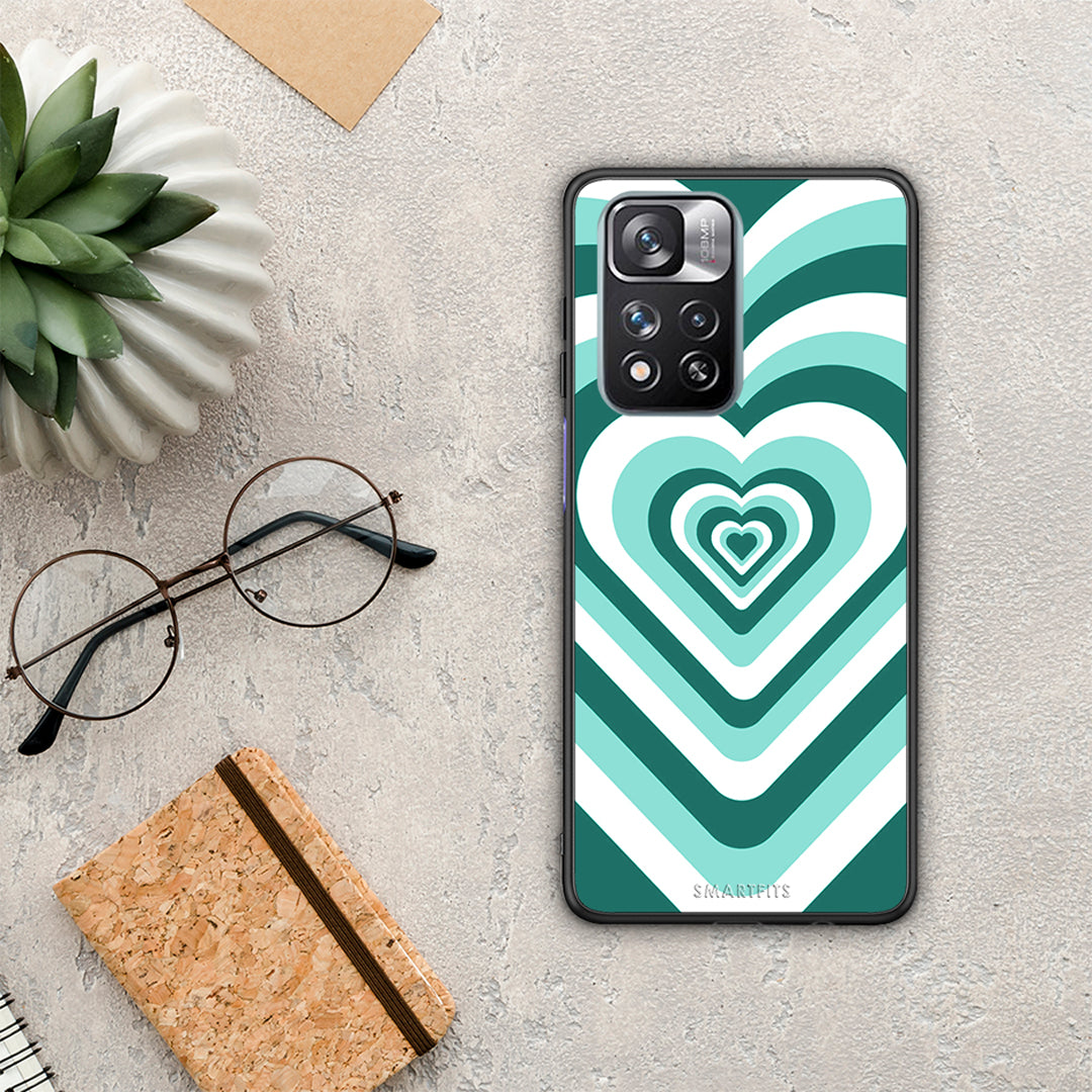 Green Hearts - Xiaomi Redmi Note 11 Pro+ 5G case