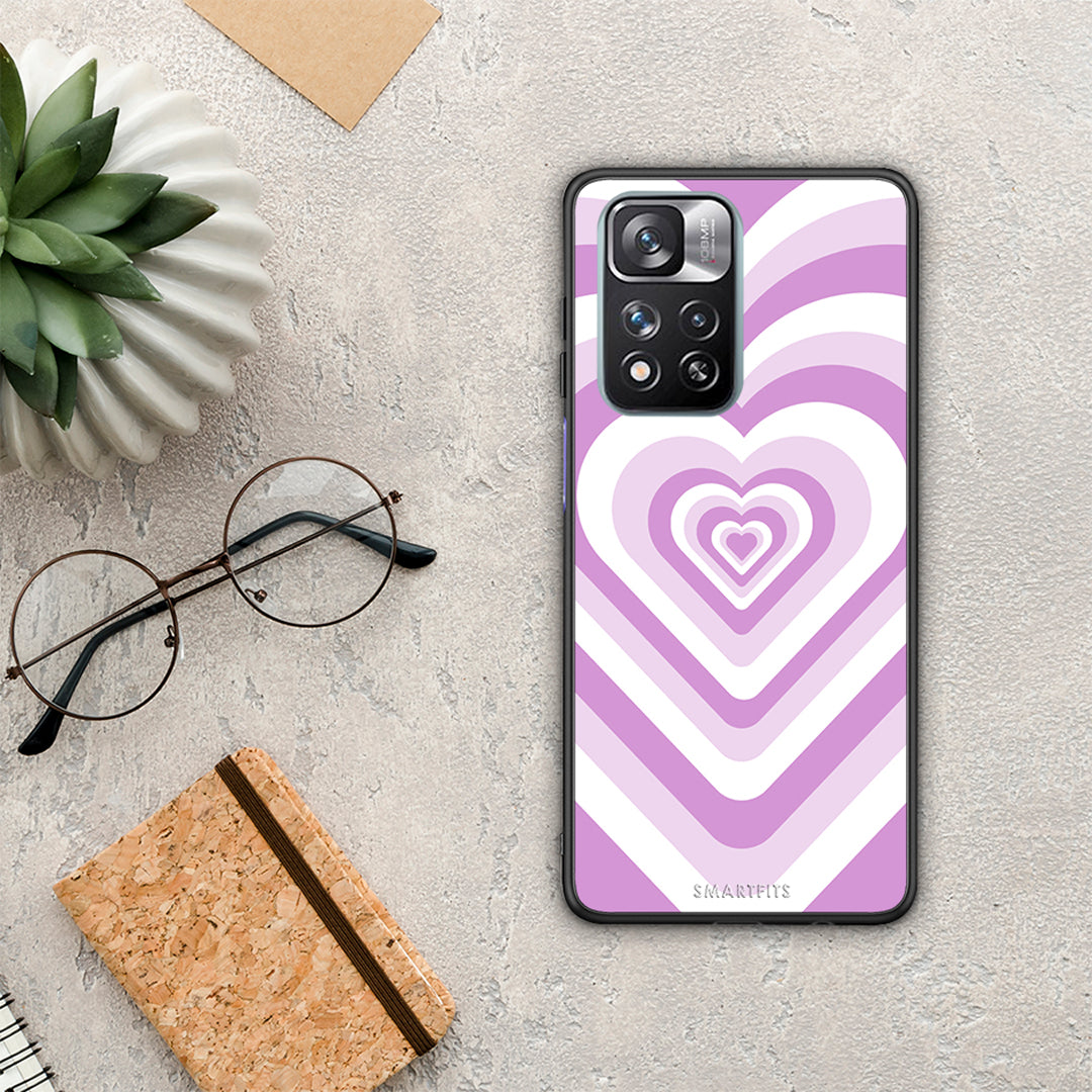Lilac Hearts - Xiaomi Redmi Note 11 Pro+ 5G case
