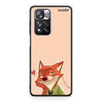 Thumbnail for Xiaomi Redmi Note 11 Pro/11 Pro+ Nick Wilde And Judy Hopps Love 1 θήκη από τη Smartfits με σχέδιο στο πίσω μέρος και μαύρο περίβλημα | Smartphone case with colorful back and black bezels by Smartfits
