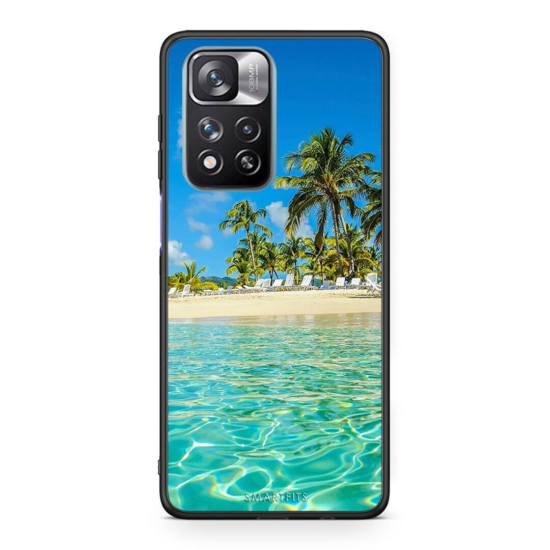 Xiaomi Redmi Note 11 Pro / 11 Pro+ Tropical Vibes Θήκη από τη Smartfits με σχέδιο στο πίσω μέρος και μαύρο περίβλημα | Smartphone case with colorful back and black bezels by Smartfits