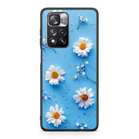 Thumbnail for Xiaomi Redmi Note 11 Pro/11 Pro+ Real Daisies θήκη από τη Smartfits με σχέδιο στο πίσω μέρος και μαύρο περίβλημα | Smartphone case with colorful back and black bezels by Smartfits