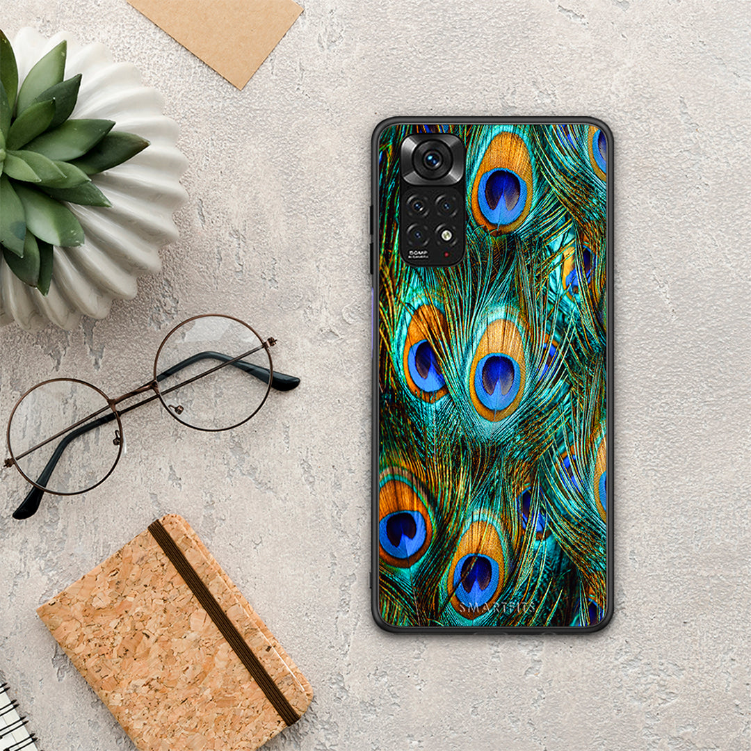 Real Peacock Feathers - Xiaomi Redmi Note 11 4G / 11s case