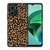 Thumbnail for Θήκη Xiaomi Redmi Note 11E Leopard Animal από τη Smartfits με σχέδιο στο πίσω μέρος και μαύρο περίβλημα | Xiaomi Redmi Note 11E Leopard Animal case with colorful back and black bezels