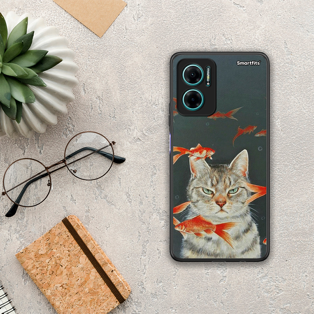 Cat Goldfish - Xiaomi Redmi Note 11E case