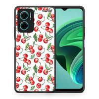 Thumbnail for Θήκη Xiaomi Redmi Note 11E Cherry Summer από τη Smartfits με σχέδιο στο πίσω μέρος και μαύρο περίβλημα | Xiaomi Redmi Note 11E Cherry Summer case with colorful back and black bezels