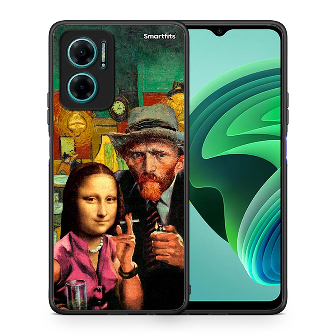 Θήκη Xiaomi Redmi Note 11E Funny Art από τη Smartfits με σχέδιο στο πίσω μέρος και μαύρο περίβλημα | Xiaomi Redmi Note 11E Funny Art case with colorful back and black bezels