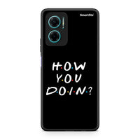 Thumbnail for Xiaomi Redmi Note 11E How You Doin θήκη από τη Smartfits με σχέδιο στο πίσω μέρος και μαύρο περίβλημα | Smartphone case with colorful back and black bezels by Smartfits
