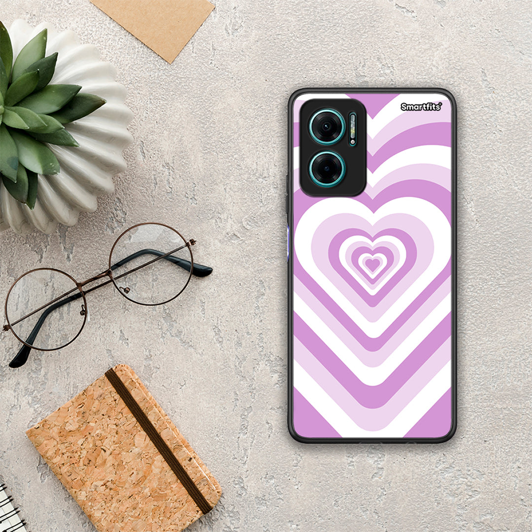 Lilac Hearts - Xiaomi Redmi Note 11E case