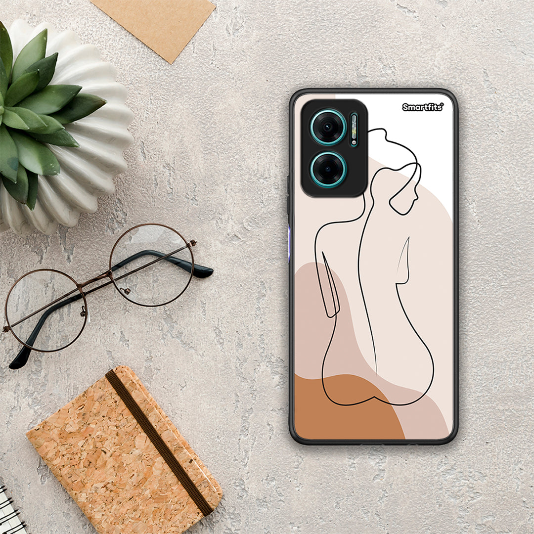 Lineart Woman - Xiaomi Redmi Note 11E case