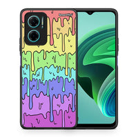 Thumbnail for Θήκη Xiaomi Redmi Note 11E Melting Rainbow από τη Smartfits με σχέδιο στο πίσω μέρος και μαύρο περίβλημα | Xiaomi Redmi Note 11E Melting Rainbow case with colorful back and black bezels