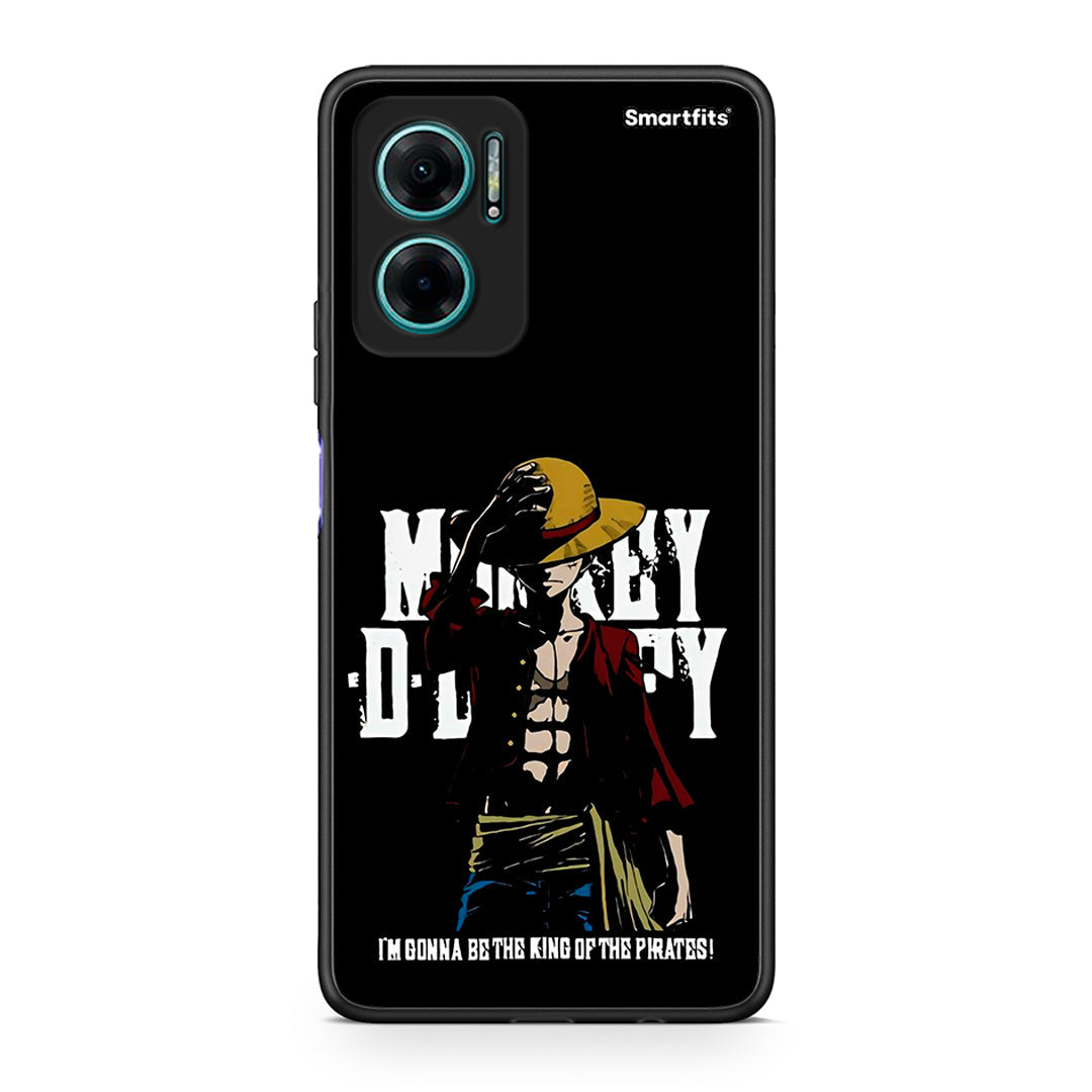 Xiaomi Redmi Note 11E Pirate King θήκη από τη Smartfits με σχέδιο στο πίσω μέρος και μαύρο περίβλημα | Smartphone case with colorful back and black bezels by Smartfits