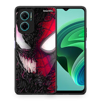 Thumbnail for Θήκη Xiaomi Redmi Note 11E SpiderVenom PopArt από τη Smartfits με σχέδιο στο πίσω μέρος και μαύρο περίβλημα | Xiaomi Redmi Note 11E SpiderVenom PopArt case with colorful back and black bezels