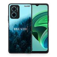 Thumbnail for Θήκη Xiaomi Redmi Note 11E Breath Quote από τη Smartfits με σχέδιο στο πίσω μέρος και μαύρο περίβλημα | Xiaomi Redmi Note 11E Breath Quote case with colorful back and black bezels