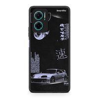 Thumbnail for Xiaomi Redmi Note 11E Tokyo Drift Θήκη Αγίου Βαλεντίνου από τη Smartfits με σχέδιο στο πίσω μέρος και μαύρο περίβλημα | Smartphone case with colorful back and black bezels by Smartfits