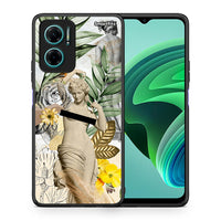 Thumbnail for Θήκη Xiaomi Redmi Note 11E Woman Statue από τη Smartfits με σχέδιο στο πίσω μέρος και μαύρο περίβλημα | Xiaomi Redmi Note 11E Woman Statue case with colorful back and black bezels