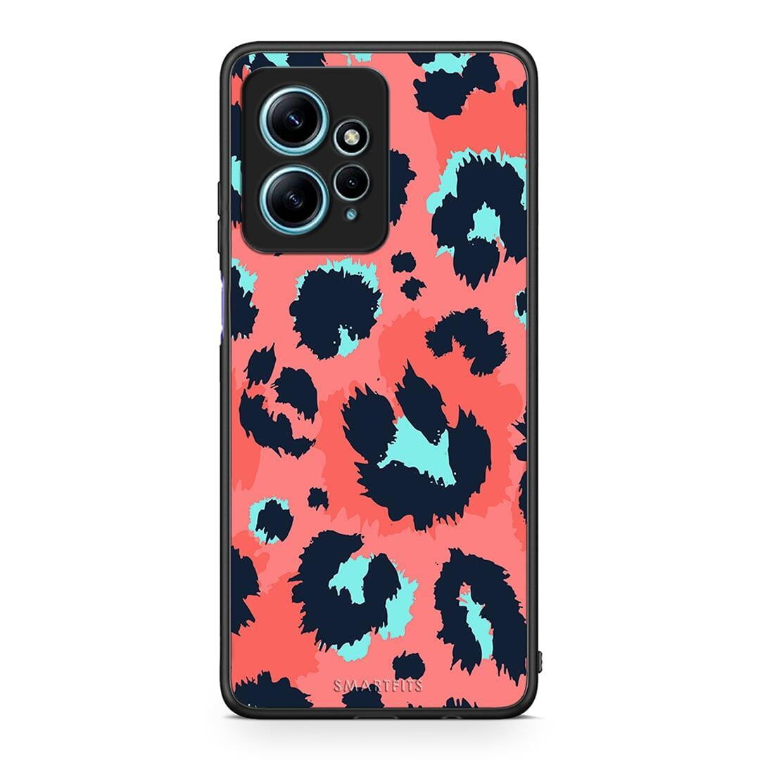 Θήκη Xiaomi Redmi Note 12 4G / Redmi K60 Pro Animal Pink Leopard από τη Smartfits με σχέδιο στο πίσω μέρος και μαύρο περίβλημα | Xiaomi Redmi Note 12 4G / Redmi K60 Pro Animal Pink Leopard Case with Colorful Back and Black Bezels