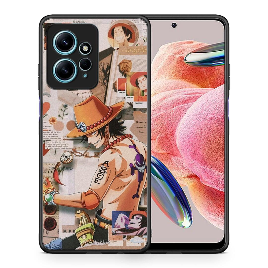 Θήκη Xiaomi Redmi Note 12 4G / Redmi K60 Pro Anime Collage από τη Smartfits με σχέδιο στο πίσω μέρος και μαύρο περίβλημα | Xiaomi Redmi Note 12 4G / Redmi K60 Pro Anime Collage Case with Colorful Back and Black Bezels