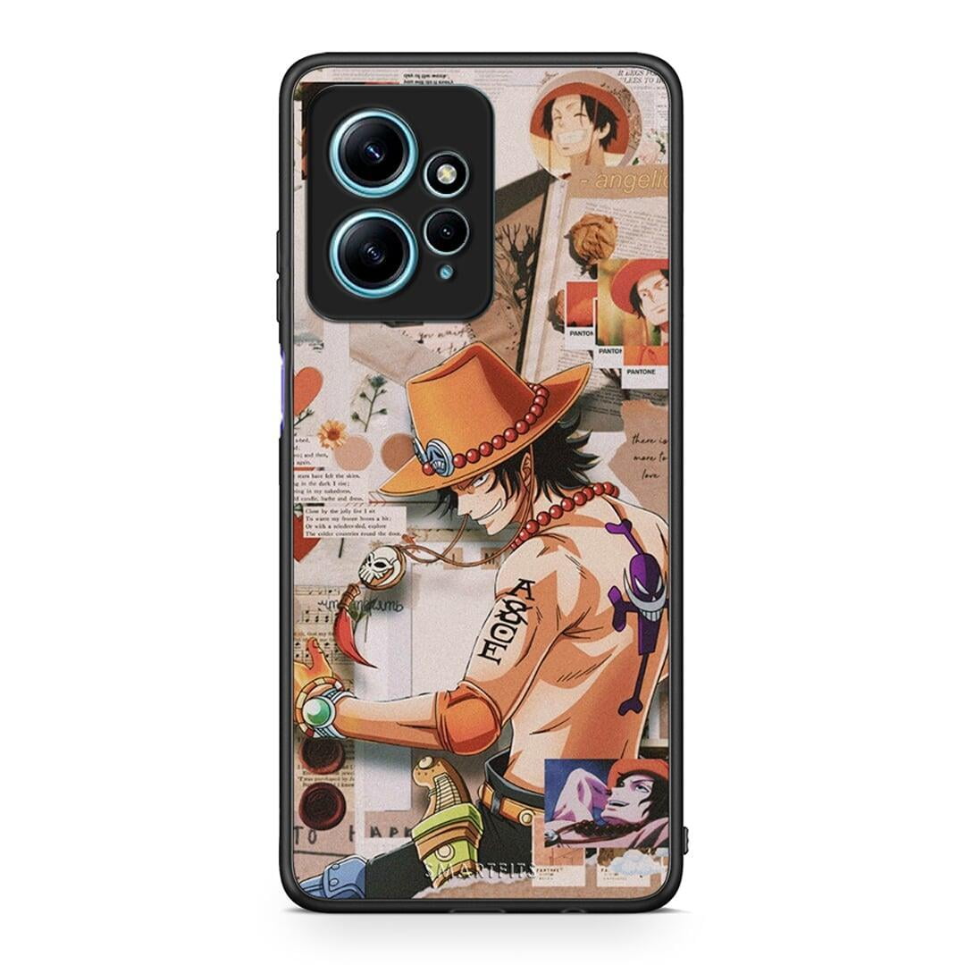 Θήκη Xiaomi Redmi Note 12 4G / Redmi K60 Pro Anime Collage από τη Smartfits με σχέδιο στο πίσω μέρος και μαύρο περίβλημα | Xiaomi Redmi Note 12 4G / Redmi K60 Pro Anime Collage Case with Colorful Back and Black Bezels