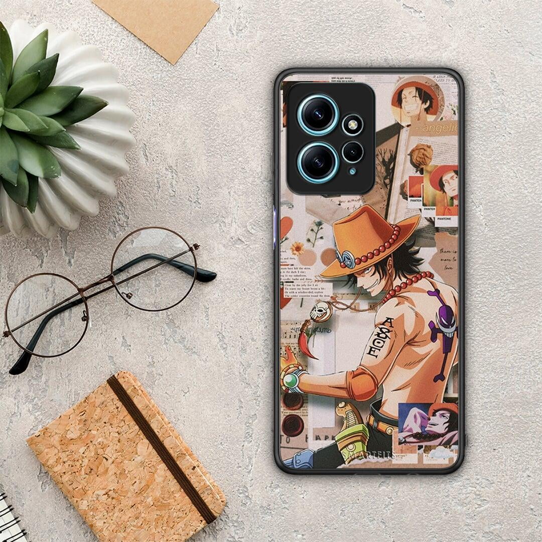 Θήκη Xiaomi Redmi Note 12 4G / Redmi K60 Pro Anime Collage από τη Smartfits με σχέδιο στο πίσω μέρος και μαύρο περίβλημα | Xiaomi Redmi Note 12 4G / Redmi K60 Pro Anime Collage Case with Colorful Back and Black Bezels