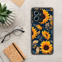 Thumbnail for Θήκη Xiaomi Redmi Note 12 4G Autumn Sunflowers από τη Smartfits με σχέδιο στο πίσω μέρος και μαύρο περίβλημα | Xiaomi Redmi Note 12 4G Autumn Sunflowers Case with Colorful Back and Black Bezels