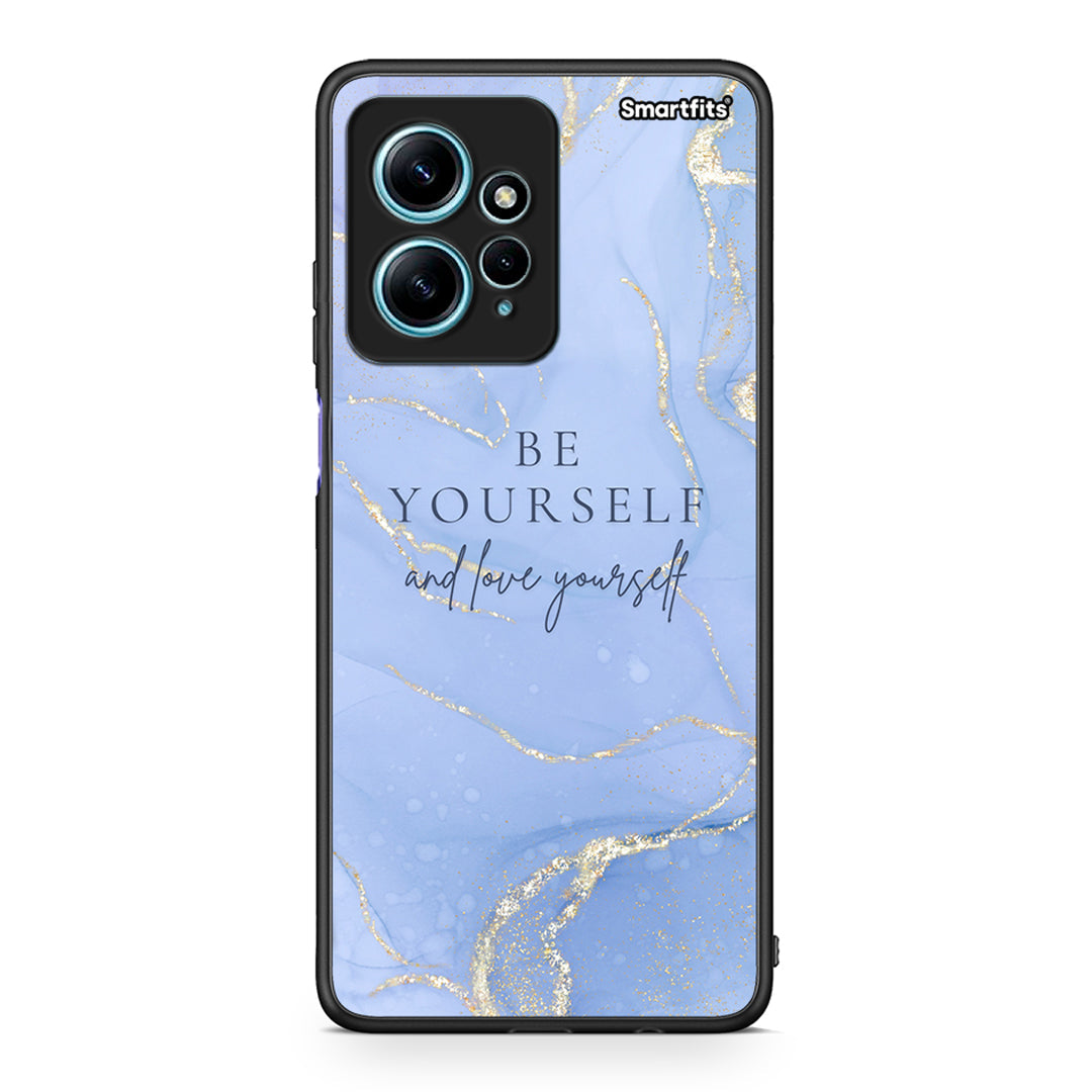 Θήκη Xiaomi Redmi Note 12 4G / Redmi K60 Pro Be Yourself από τη Smartfits με σχέδιο στο πίσω μέρος και μαύρο περίβλημα | Xiaomi Redmi Note 12 4G / Redmi K60 Pro Be Yourself Case with Colorful Back and Black Bezels