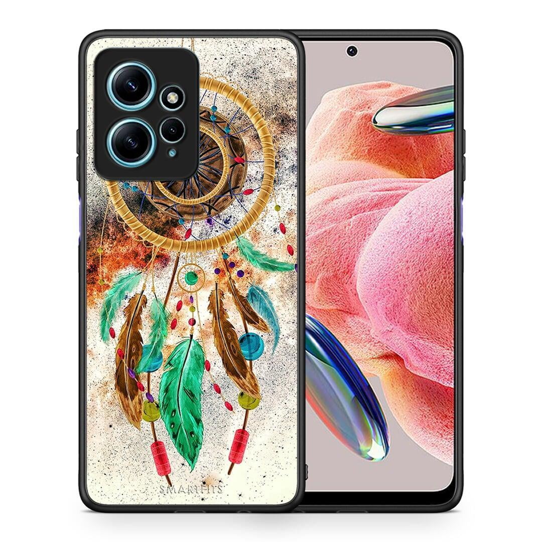 Θήκη Xiaomi Redmi Note 12 4G / Redmi K60 Pro Boho DreamCatcher από τη Smartfits με σχέδιο στο πίσω μέρος και μαύρο περίβλημα | Xiaomi Redmi Note 12 4G / Redmi K60 Pro Boho DreamCatcher Case with Colorful Back and Black Bezels