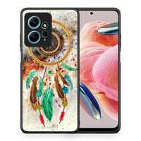 Thumbnail for Θήκη Xiaomi Redmi Note 12 4G / Redmi K60 Pro Boho DreamCatcher από τη Smartfits με σχέδιο στο πίσω μέρος και μαύρο περίβλημα | Xiaomi Redmi Note 12 4G / Redmi K60 Pro Boho DreamCatcher Case with Colorful Back and Black Bezels