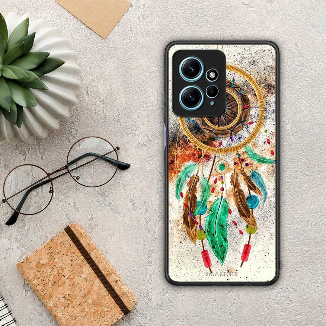 Θήκη Xiaomi Redmi Note 12 4G / Redmi K60 Pro Boho DreamCatcher από τη Smartfits με σχέδιο στο πίσω μέρος και μαύρο περίβλημα | Xiaomi Redmi Note 12 4G / Redmi K60 Pro Boho DreamCatcher Case with Colorful Back and Black Bezels