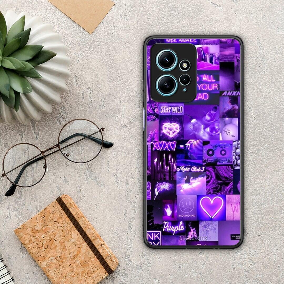 Θήκη Xiaomi Redmi Note 12 4G / Redmi K60 Pro Collage Stay Wild από τη Smartfits με σχέδιο στο πίσω μέρος και μαύρο περίβλημα | Xiaomi Redmi Note 12 4G / Redmi K60 Pro Collage Stay Wild Case with Colorful Back and Black Bezels