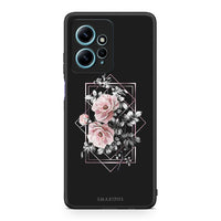 Thumbnail for Θήκη Xiaomi Redmi Note 12 4G / Redmi K60 Pro Flower Frame από τη Smartfits με σχέδιο στο πίσω μέρος και μαύρο περίβλημα | Xiaomi Redmi Note 12 4G / Redmi K60 Pro Flower Frame Case with Colorful Back and Black Bezels